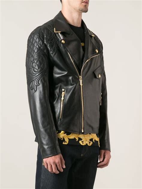 Versace Biker Jackets for Men 